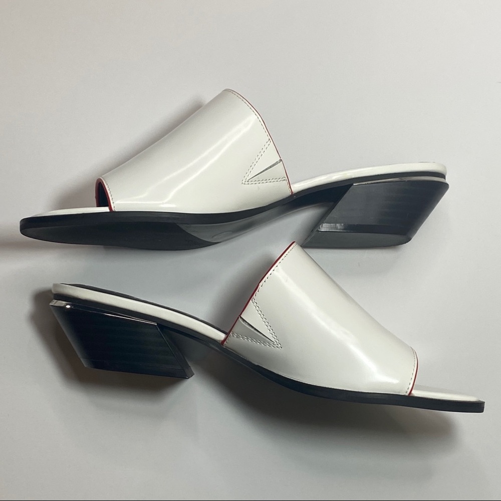 Calvin Klein White Sandals Size 9.5